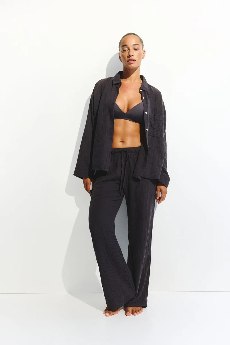 H&M Cotton muslin pyjamas